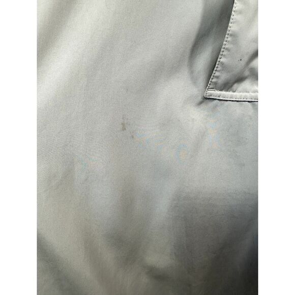 FOOTJOY DRYJOYS Men's Short Sleeve 1/2 Zip Golf Rain Jacket Beige Size Large - Picture 14 of 16